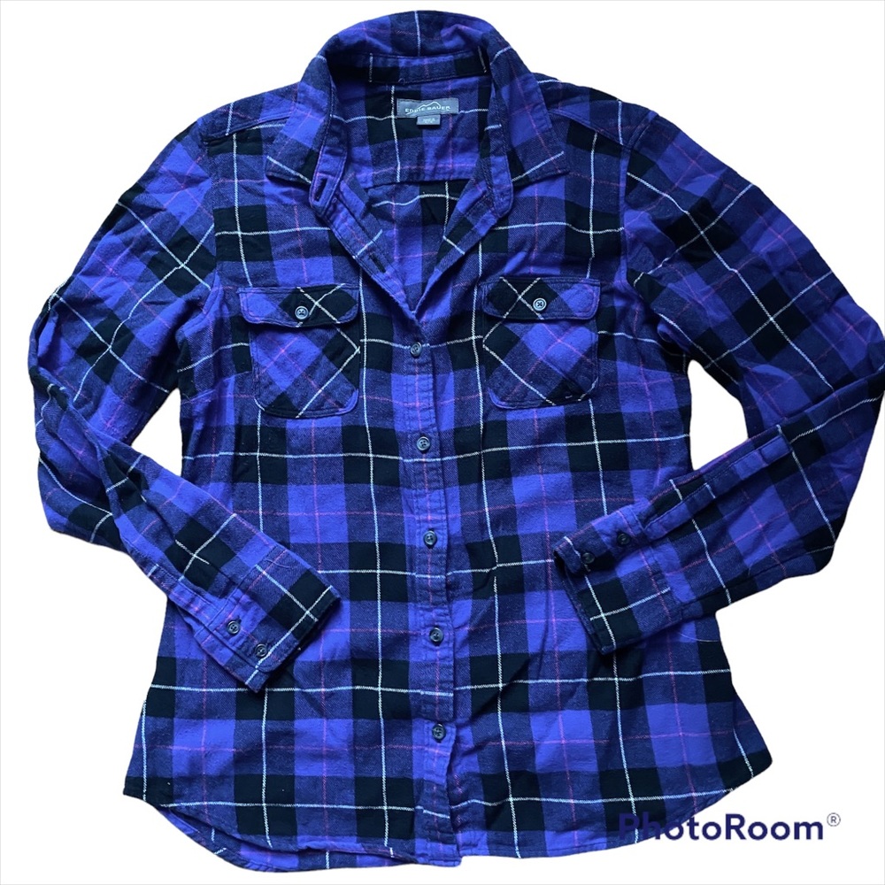 Eddie Bauer Cotton Flannel Size M